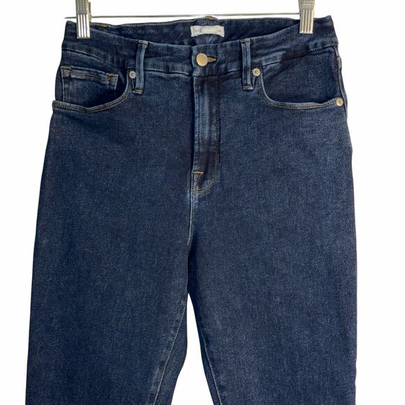 Good American Good Legs Skinny Jeans Size 8/29 Dark Wash Stretch Denim GLC941T1 - Picture 2 of 7